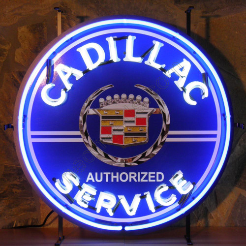Cadillac Service Neon Auto Sign WL-221116 Cadillac Service Neon Auto Sign WL-221116