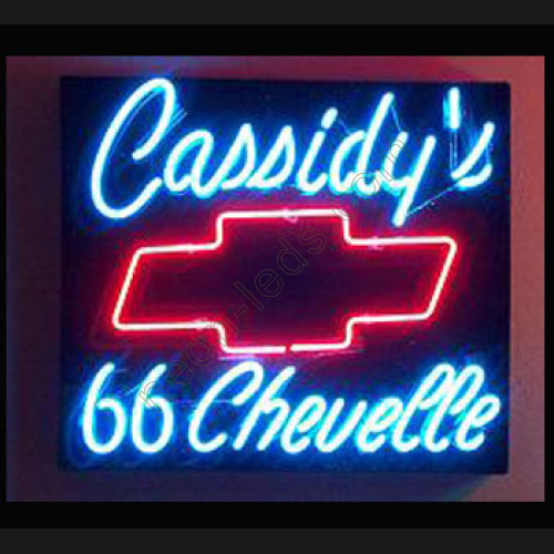 66 Chevelle Chevrolet Neon Auto Sign WL-AUN15 66 Chevelle Chevrolet Neon Auto Sign WL-AUN15