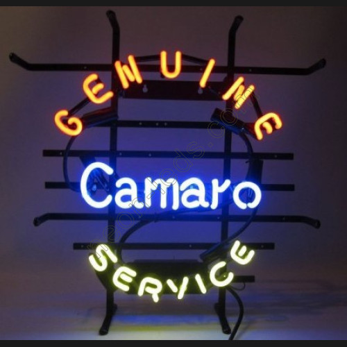 Camaro Ss Genuine Service Neon Auto Sign WL-CAMA02 Camaro Ss Genuine Service Neon Auto Sign WL-CAMA02