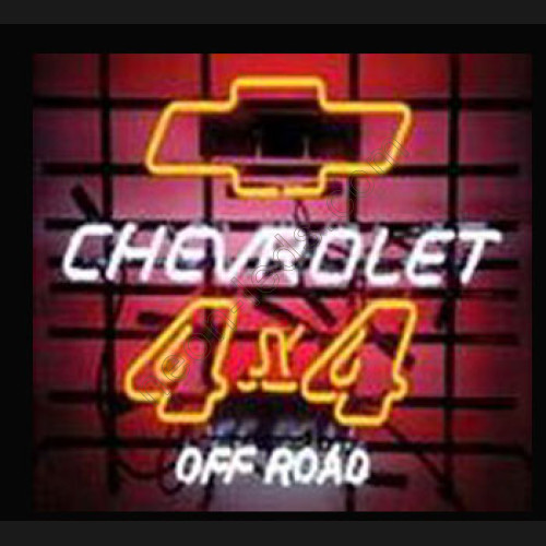 Chevrolet 4X4 Off Road Neon Auto Sign WL-AUN14