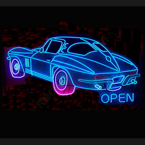 Stingray Chevrolet Neon Auto Sign WL-AUN35 Stingray Chevrolet Neon Auto Sign WL-AUN35