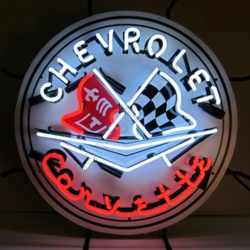 Chevrolet Flag Neon Auto Sign WL-AUN12B Chevrolet Flag Neon Auto Sign WL-AUN12B