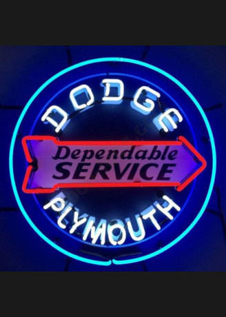 Dodge Plymouth Neon Auto Sign