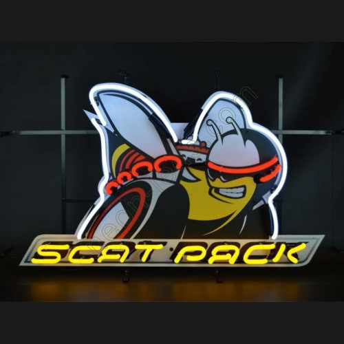 Dodge Scat Pack Neon Auto Sign WL-DOD10