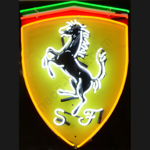 Ferrari neon auto sign with background WL-221103 Ferrari neon auto sign with background WL-221103