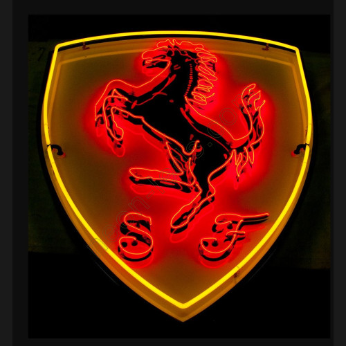 Real glass tube Ferrari neon auto sign WL-221106 Real glass tube Ferrari neon auto sign WL-221106