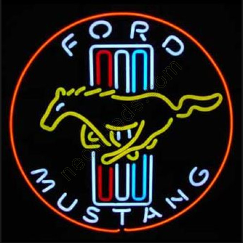 Ford Mustang Neon Auto Sign WL-AUN04-1 Ford Mustang Neon Auto Sign WL-AUN04-1