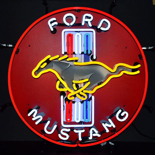 Ford Mustang Neon Auto Sign WL-AUN04-2 Ford Mustang Neon Auto Sign WL-AUN04-2