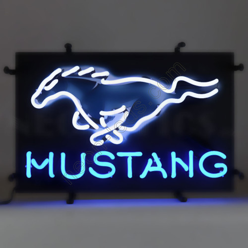 FORD MUSTANG NEON AUTO SIGN WL-AUN114 FORD MUSTANG NEON AUTO SIGN WL-AUN114