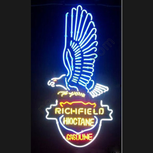 Richfield Hioctane Gasoline Neon Auto Sign WL-MOT005