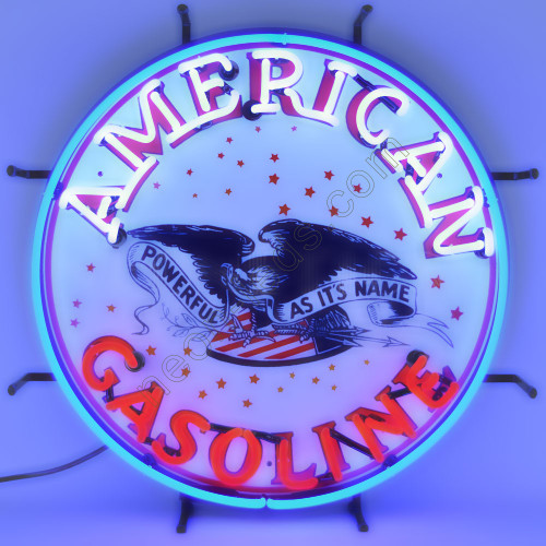 American gasoline neon auto sign WL-AG22 American gasoline neon auto sign WL-AG22