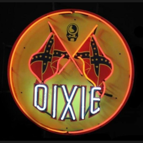 Dixie Gasoline Neon Auto Sign WL-DGAS51 Dixie Gasoline Neon Auto Sign WL-DGAS51