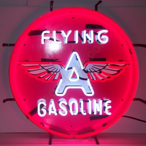 Flying A Gasoline Neon Auto Sign WL-NCC027B Flying A Gasoline Neon Auto Sign WL-NCC027B