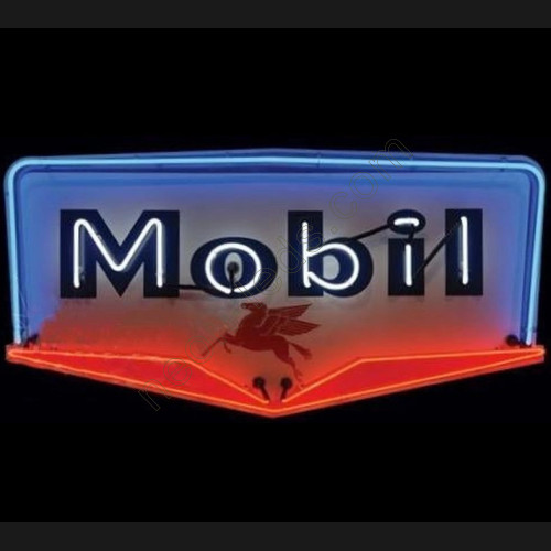 Mobil Gasoline Neon Auto Sign WL-MOB91 Mobil Gasoline Neon Auto Sign WL-MOB91