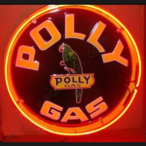 Polly Gasoline Neon Auto Sign WL-PLY81 Polly Gasoline Neon Auto Sign WL-PLY81