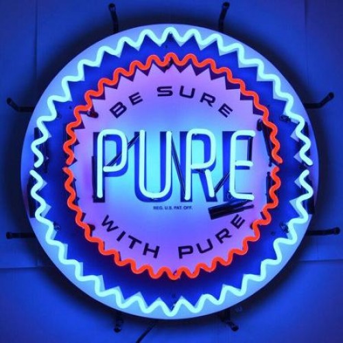 Pure Gasoline Neon Auto Sign WL-GAS1768 Pure Gasoline Neon Auto Sign WL-GAS1768