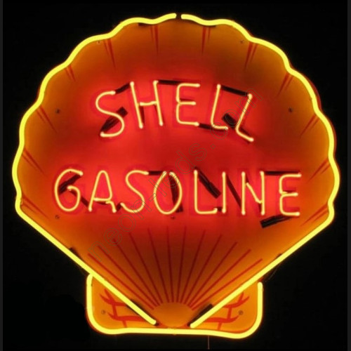 Shell Gasoline Neon Auto Sign WL-SHEL31 Shell Gasoline Neon Auto Sign WL-SHEL31