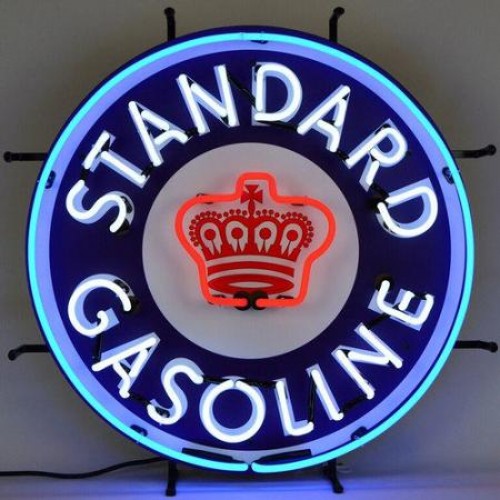 Standard Gasoline Neon Auto Sign WL-GAS1766 Standard Gasoline Neon Auto Sign WL-GAS1766