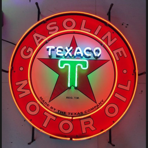  Texaco Gasoline motor oil Neon Sign WL-GAS069-2