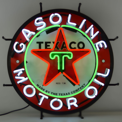 TEXACO MOTOR OIL NEON AUTO SIGN WL-AU426 TEXACO MOTOR OIL NEON AUTO SIGN WL-AU426
