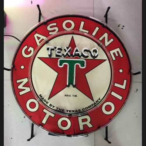  Texaco Gasoline motor oil Neon Sign WL-GAS069-2