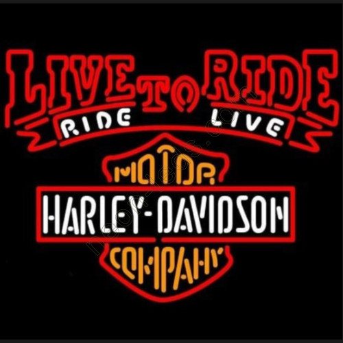 Harley Davidson Live To Ride Ride To Live Neon Motorcycle Sign WL-MOT013 Harley Davidson Live To Ride Ride To Live Neon Motorcycle Sign WL-MOT013