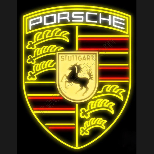 Porsche Handmade Art Neon Auto Sign WL-AUN23-3 Porsche Handmade Art Neon Auto Sign WL-AUN23-3