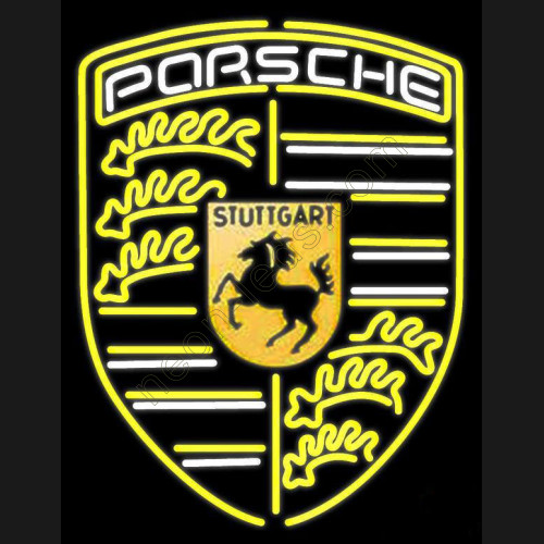 Porsche Stuttgai Handmade Art Neon Auto Sign WL-AUN23-4 Porsche Stuttgai Handmade Art Neon Auto Sign WL-AUN23-4
