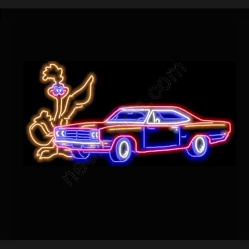 Road Runner Neon Auto Sign WL-AUN47
