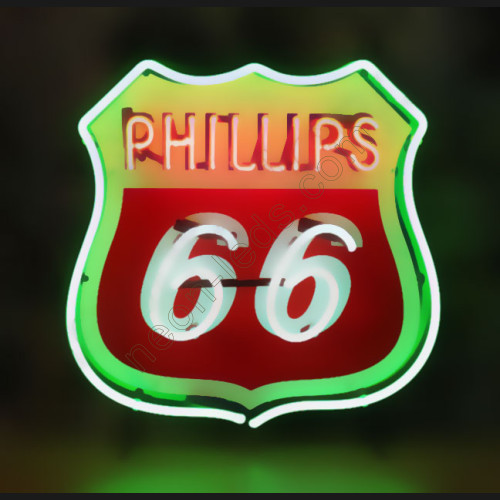 Phillips 66 neon auto sign WL-NS872 Phillips 66 neon auto sign WL-NS872