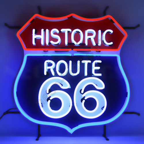 ROUTE 66 NEON AUTO SIGN WL-BEE537 ROUTE 66 NEON AUTO SIGN WL-BEE537