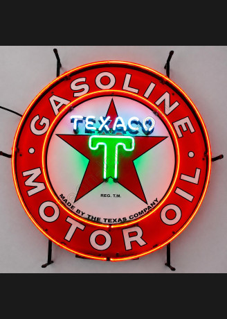 Texaco Gasoline motor oil Neon Sign