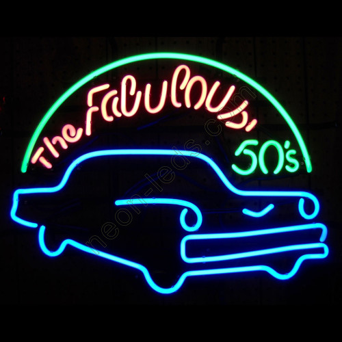 Fabulous 50s Neon Auto Sign WL-CF5101 Fabulous 50s Neon Auto Sign WL-CF5101