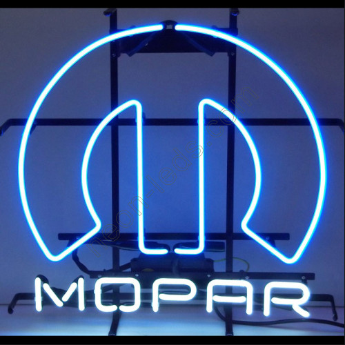 Mopar Logo Neon Auto Sign WL-MOP036-2