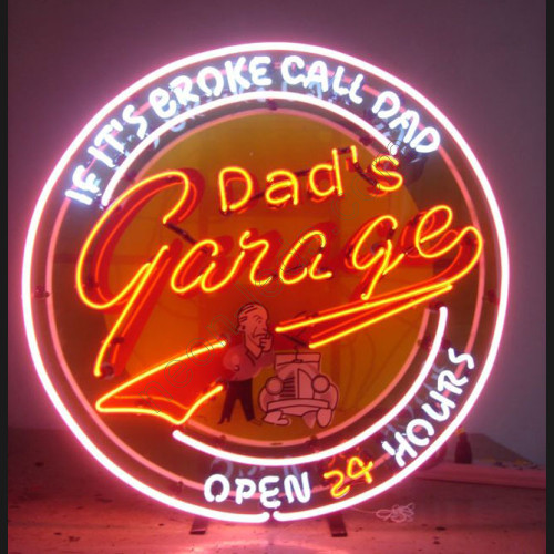 Dads Garage neon auto sign WL-NCC010-1 Dads Garage neon auto sign WL-NCC010-1