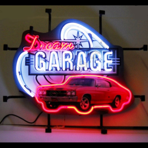 Dream Garage Chevy Chevelle SS Neon Auto Sign WL-DG2710-2