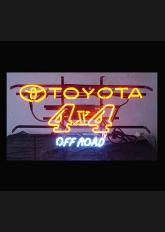 Toyota 4x4 Off Road Neon Auto Sign