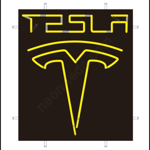Tesla Auto Neon Auto Sign WL-221107