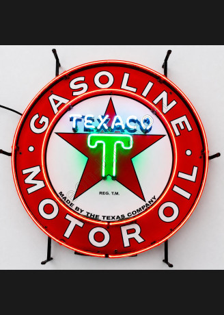 Texaco Gasoline motor oil Neon Sign