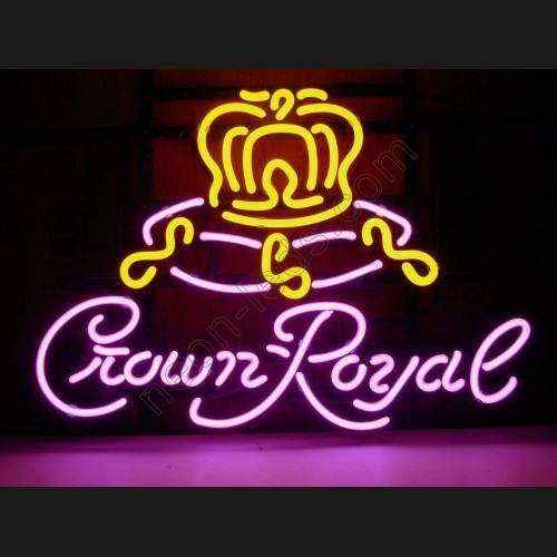 Crown Royal Neon Beer Sign WL-NBCRL01 Crown Royal Neon Beer Sign WL-NBCRL01