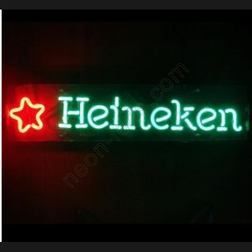 Heineken Beer Big Star On Top Neon Sign WL-NBN026-2 Heineken Beer Big Star On Top Neon Sign WL-NBN026-2