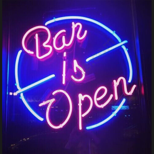 Bar Is Open Neon Sign WL-BEE517 Bar Is Open Neon Sign WL-BEE517