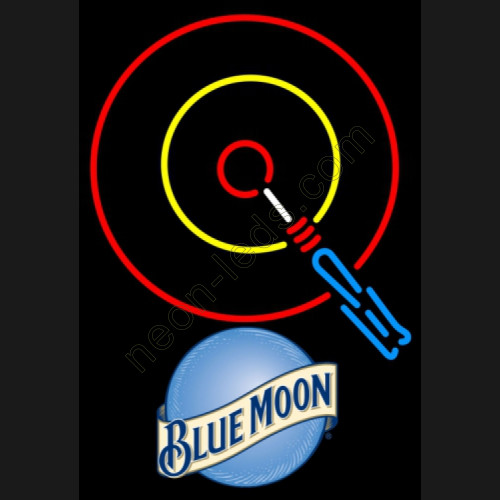 Blue moon darts neon beer sign WL-MN04 Blue moon darts neon beer sign WL-MN04
