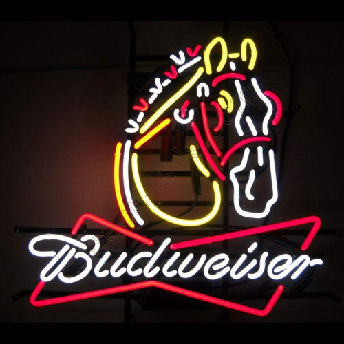 Budweiser Clydesdale Neon Sign WL-NBN050-BD05 Budweiser Clydesdale Neon Sign WL-NBN050-BD05