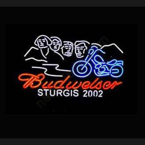 Budweiser Sturgis 2002 Neon Sign WL-NBN006 Budweiser Sturgis 2002 Neon Sign WL-NBN006