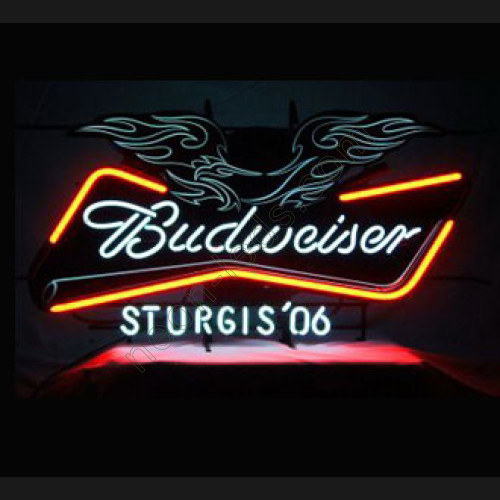Budweiser Sturgis'06 Neon Beer Sign WL-NBN005 Budweiser Sturgis'06 Neon Beer Sign WL-NBN005