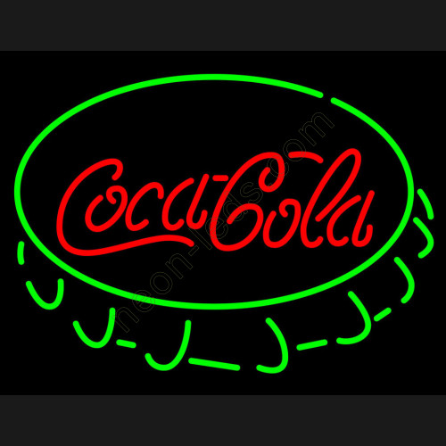 Coca Cola Bottle Cap Neon Beer Sign WL-NCCL11 Coca Cola Bottle Cap Neon Beer Sign WL-NCCL11