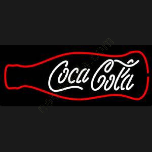 Coca Cola Neon Beer Sign white and red color WL-NBN024-3