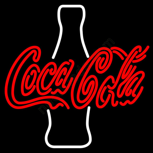 Coca Cola White Bottle Neon Beer Sign WL-NCCL25 Coca Cola White Bottle Neon Beer Sign WL-NCCL25