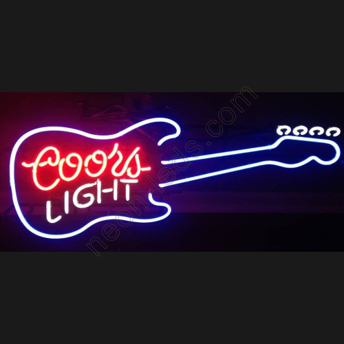 Coors light guitar neon beer sign WL-NCS02 Coors light guitar neon beer sign WL-NCS02